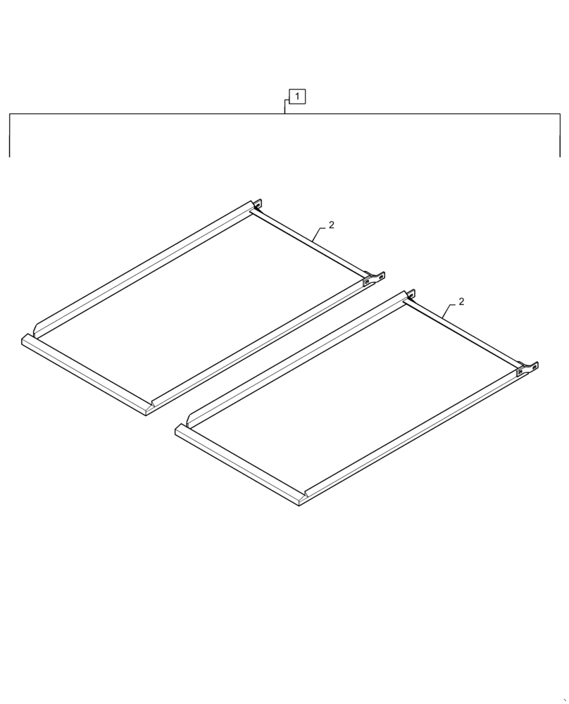 Схема запчастей Case IH 9230 - (88.100.74[10]) - DIA KIT, ROUNDHOLE SIEVE, FRAME (88) - ACCESSORIES