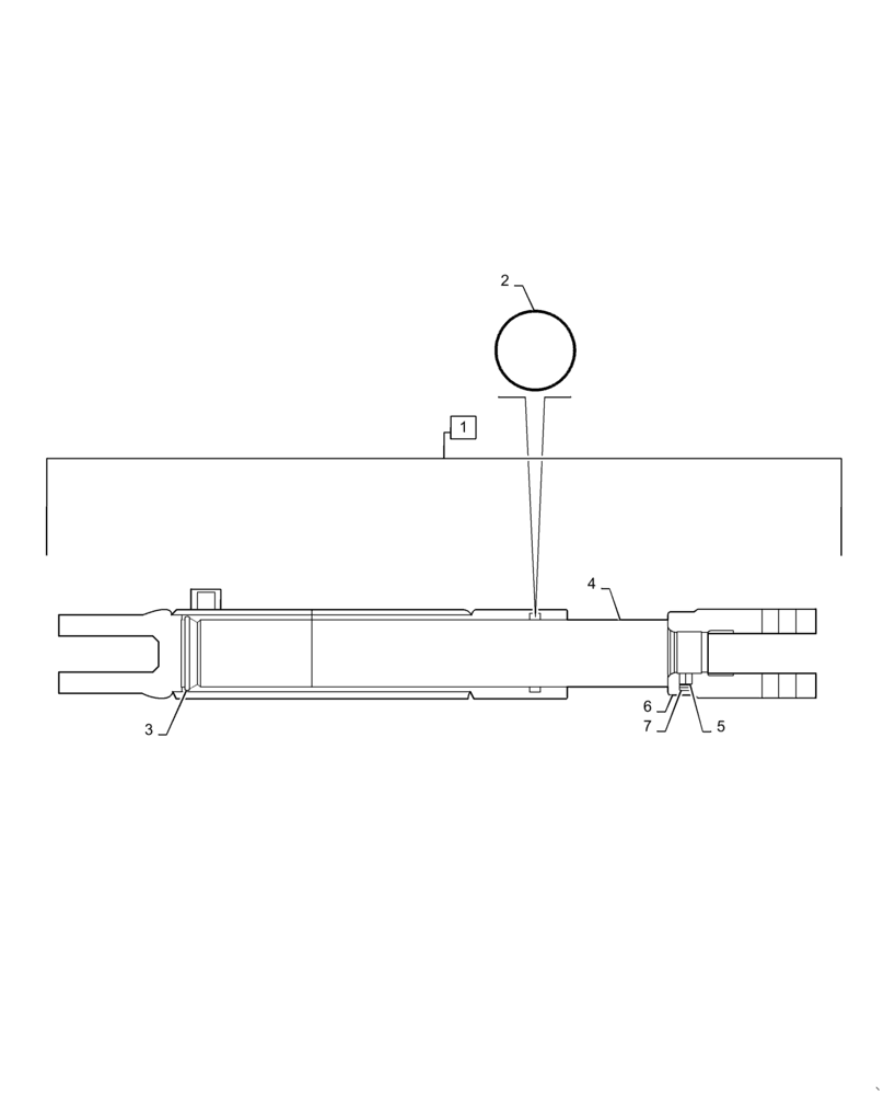 Схема запчастей Case IH 2150 - (35.100.AB[04]) - HYDRAULIC CYLINDER 2 X 8 RAM (35) - HYDRAULIC SYSTEMS