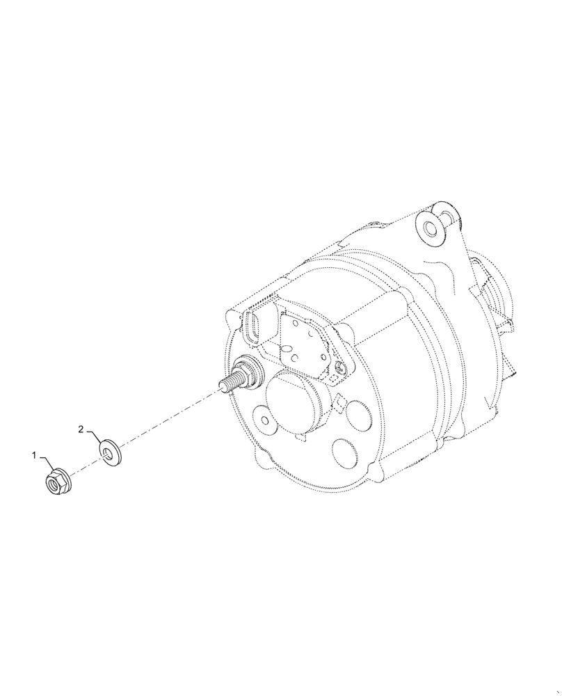 Схема запчастей Case IH 586H - (55.301.AA[02]) - ALTERNATOR (55) - ELECTRICAL SYSTEMS