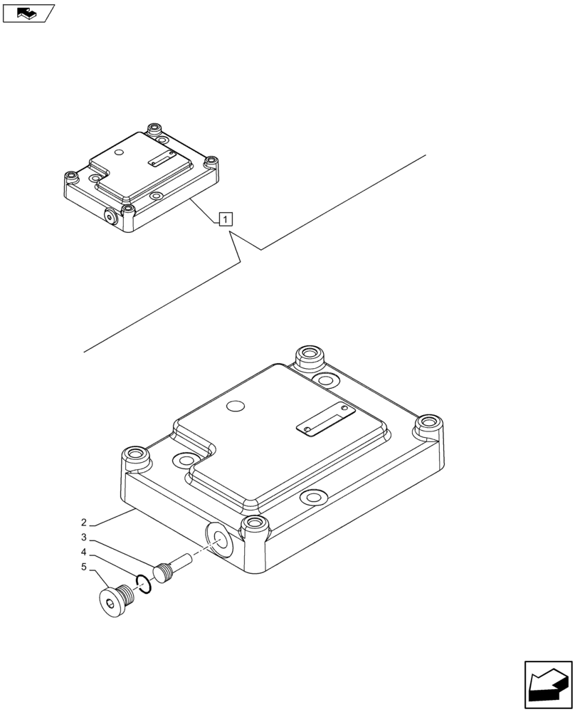 Схема запчастей Case IH FARMALL 105U - (35.204.BE[06]) - VAR - 330849, 331844, 332844 - QUICK COUPLER, COMPONENTS (35) - HYDRAULIC SYSTEMS