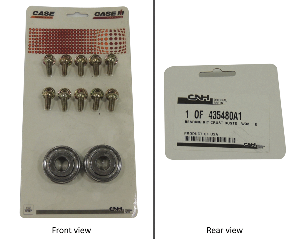 Схема запчастей Case IH 800 - (08-25[3]) - KIT BEARING CRUSTBUSTER (09) - CHASSIS/ATTACHMENTS