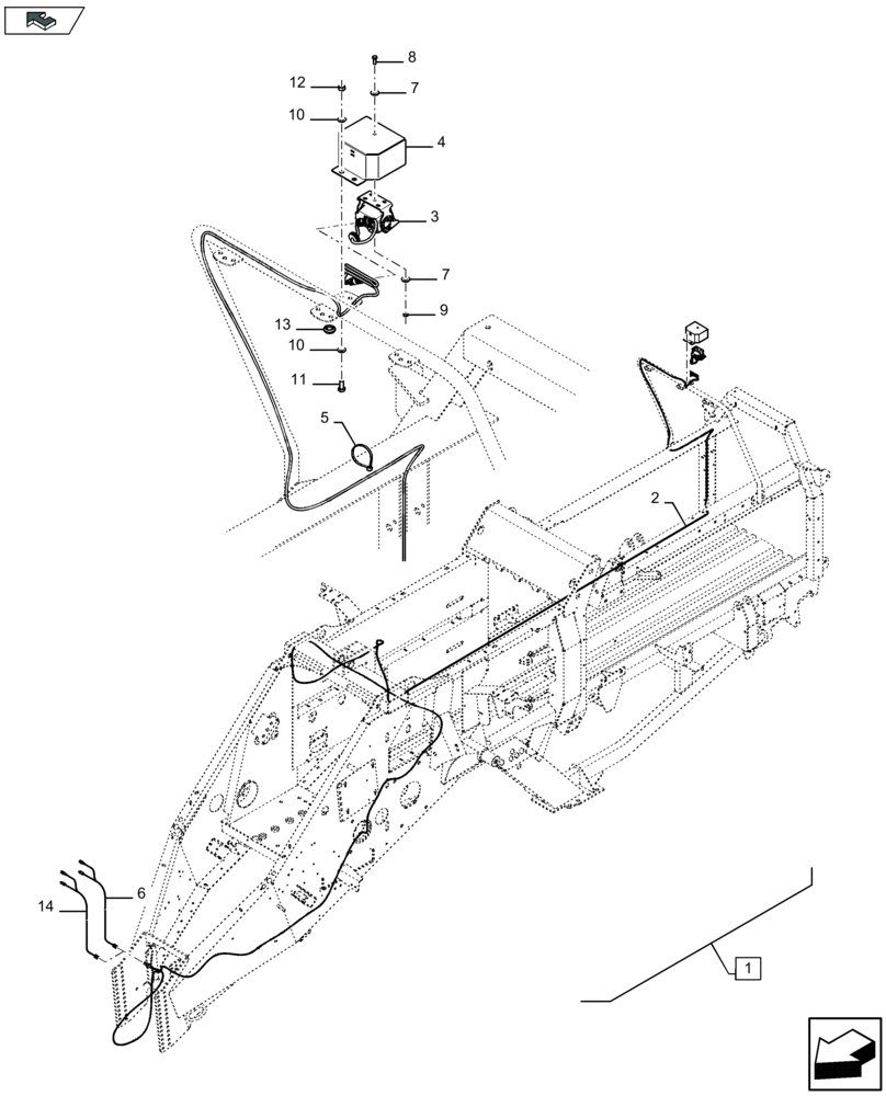 Схема запчастей Case IH LB324S - (88.055.019[01]) - DIA KIT: CAMERA KIT - D097 (88) - ACCESSORIES