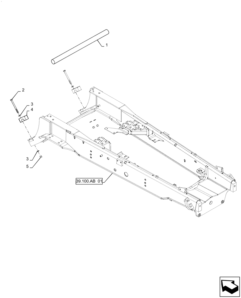 Схема запчастей Case IH 588H - (89.100.AA[01]) - VAR - 423029, 423030, 423031, 423032, 423034, 423036, 423087, 423091, 745107, 745108, 745109, 745110, 745111, 745112, 745113, 745114, 745115, 745116, 745117 - MAST ASSEMBLY (89) - TOOLS