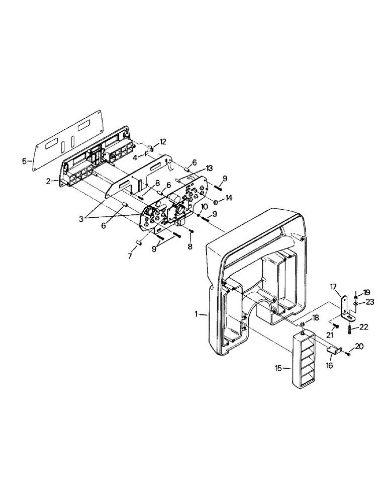 Схема запчастей Case IH KR-1225 - (01-24) - DASH ASSEMBLY (10) - CAB