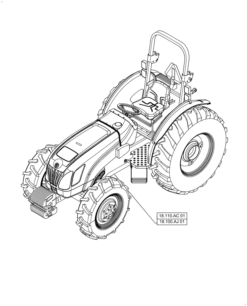 Схема запчастей Case IH FARMALL 50A - (00.000.18[01]) - PICTORIAL INDEX - CLUTCH , PICTORIAL INDEX - CLUTCH (00) - GENERAL & PICTORIAL INDEX