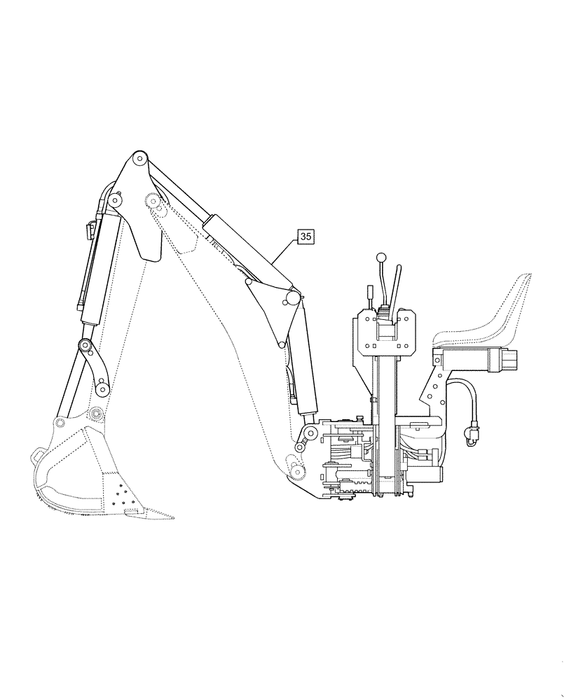 Схема запчастей Case IH BHA102 - (00.000.35) - PICTORIAL INDEX - HYDRAULIC SYSTEMS (00) - GENERAL & PICTORIAL INDEX