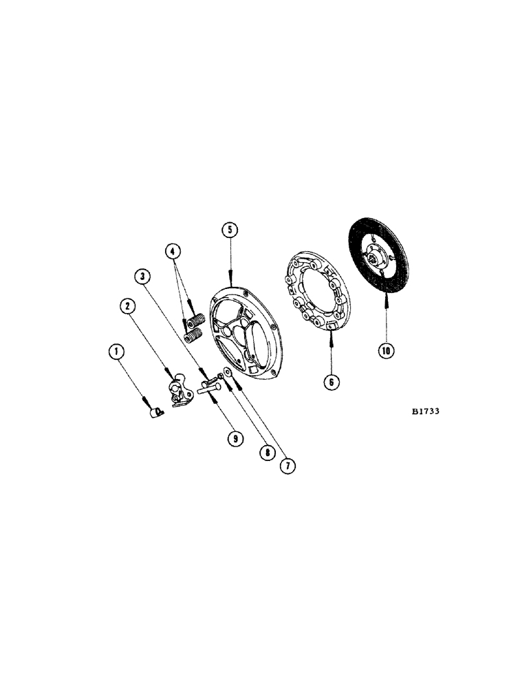 Схема запчастей Case IH 660 - (267A[A]) - CLUTCH BEFORE NUMBER 8314921 