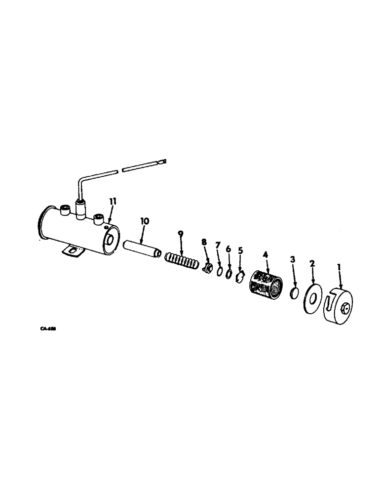 Схема запчастей Case IH 915 - (E-22) - FUEL SYSTEM, FUEL PUMP, FOR V-8 GASOLINE AND DIESEL ENGINES, SERIAL NO. 1249 AND BELOW (02) - FUEL SYSTEM