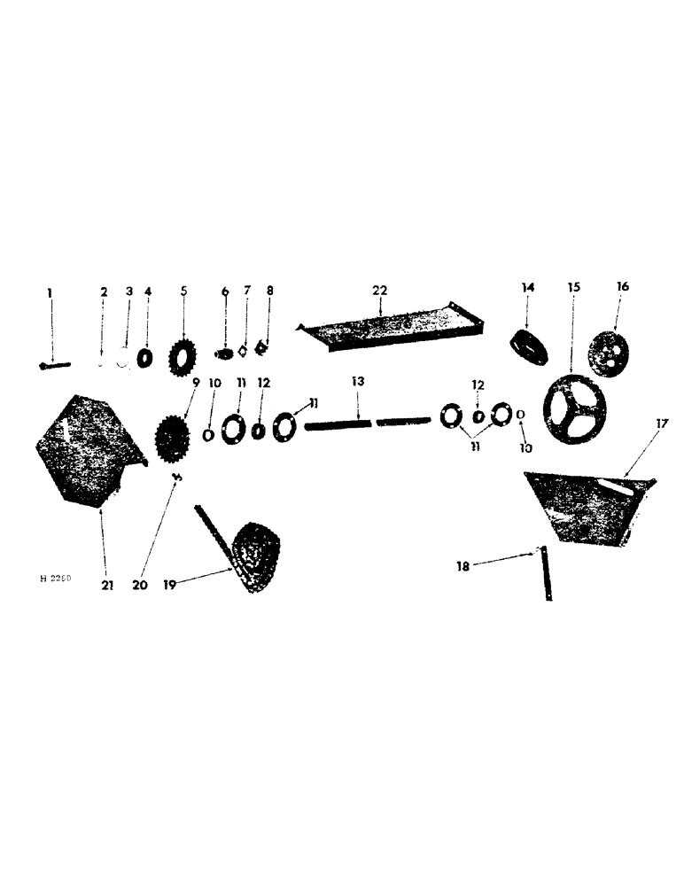 Схема запчастей Case IH 201 - (F-005) - HAY CONDITIONER, HAY CONDITIONER DRIVE PARTS (58) - ATTACHMENTS/HEADERS