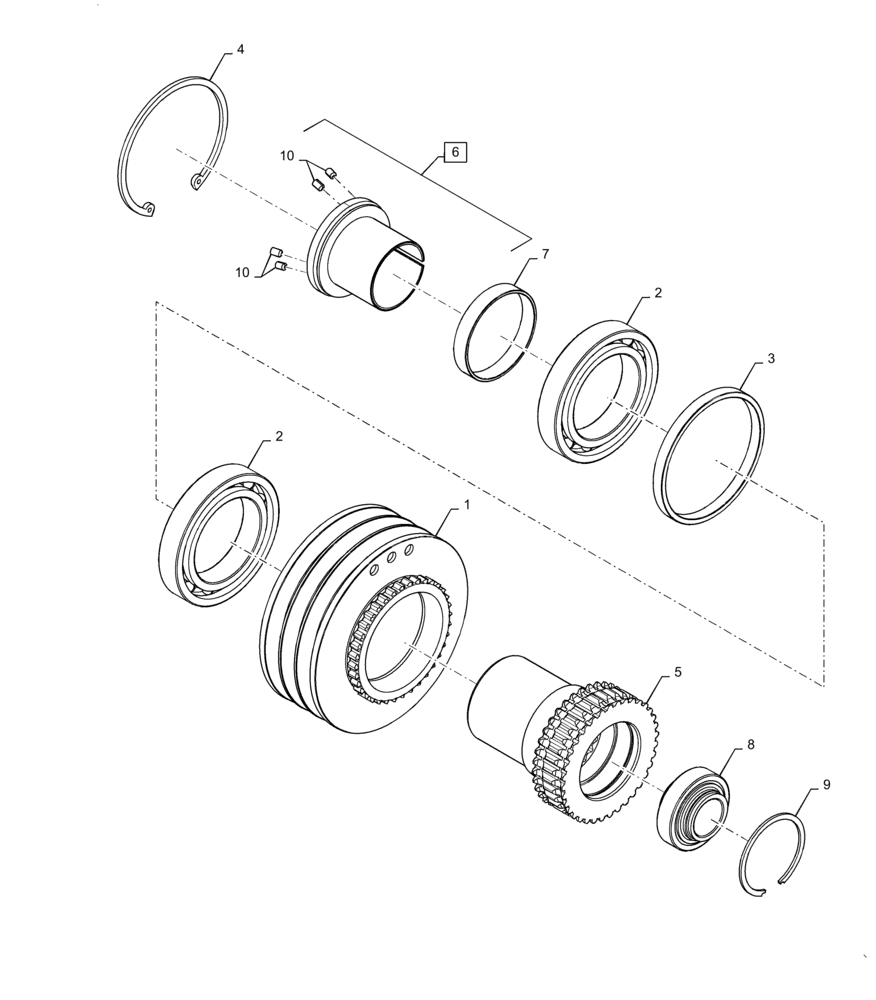 Схема запчастей Case IH 9230 - (88.210.05[02]) - STRAWCHOPPER DRIVE PULLY, SPLINED, W/O REMOTE SHIFT (88) - ACCESSORIES