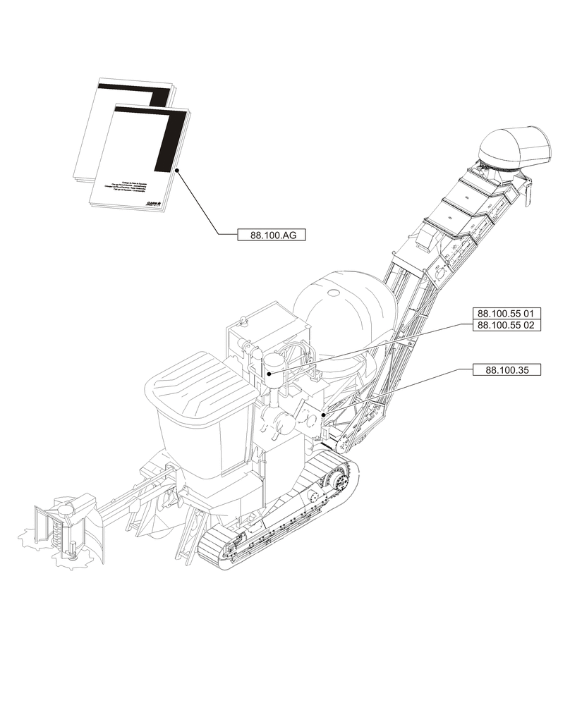 Схема запчастей Case IH A8800 - (00.000.88) - PICTORIAL INDEX - ACCESSORIES (00) - GENERAL & PICTORIAL INDEX