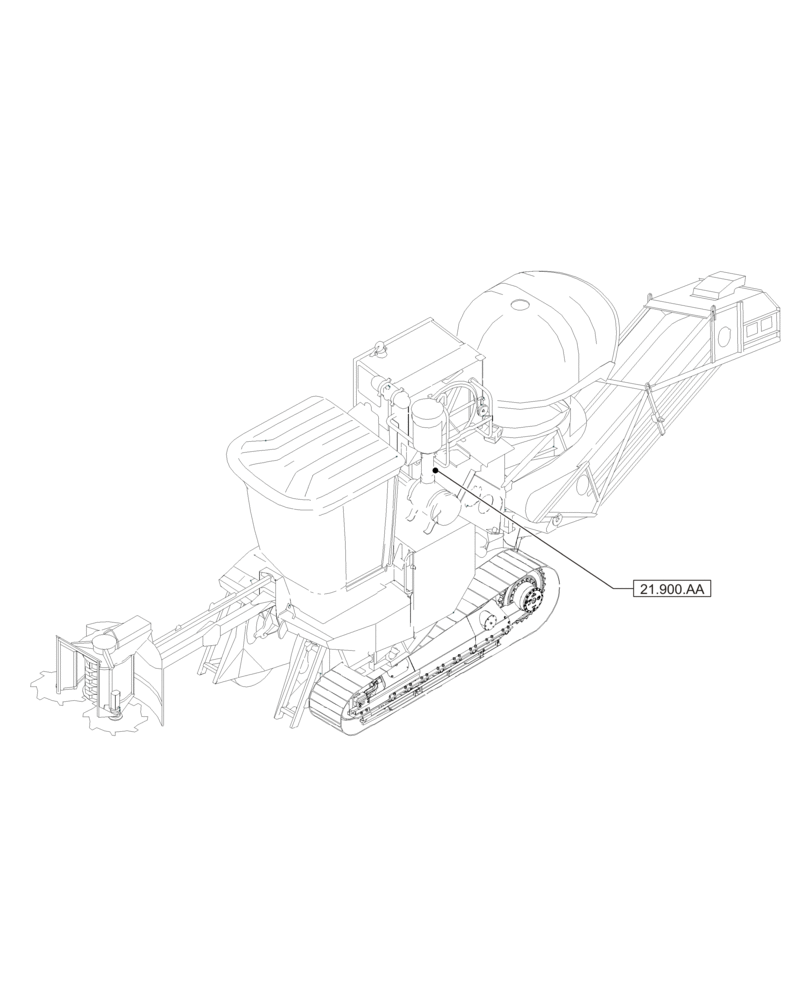 Схема запчастей Case IH A8800 - (00.000.21) - PICTORIAL INDEX - TRANSMISSION (00) - GENERAL & PICTORIAL INDEX
