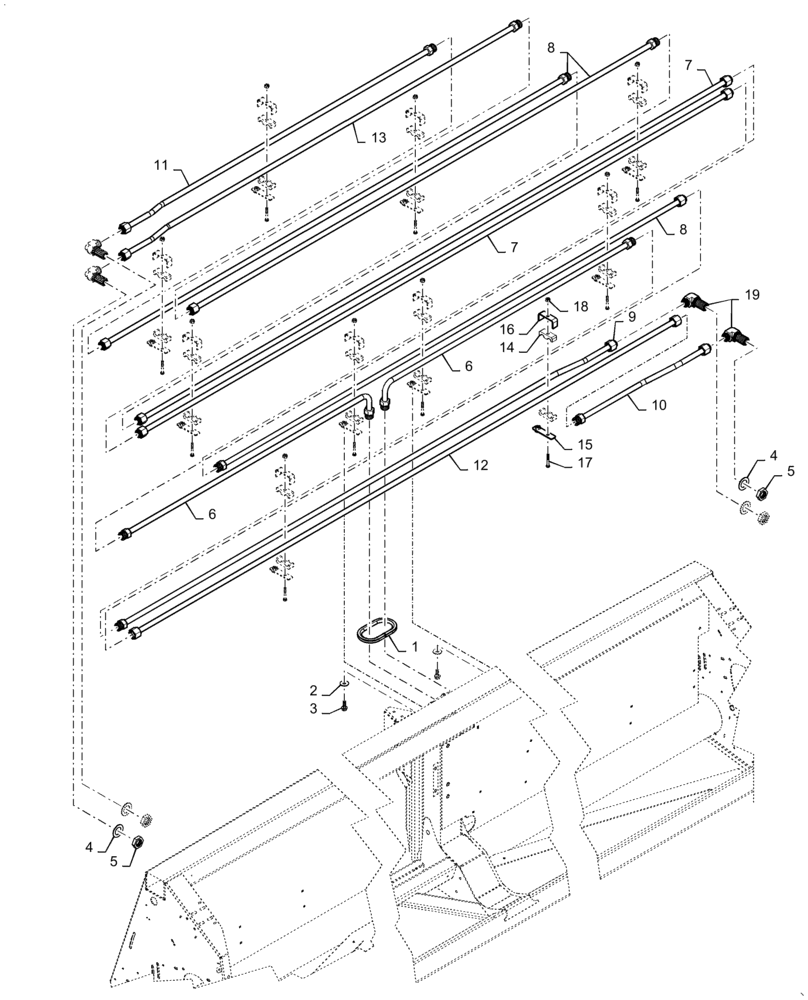 Схема запчастей Case IH 4416-30 - (35.910.AI) - AUGER DRIVE, HYDRAULIC (35) - HYDRAULIC SYSTEMS