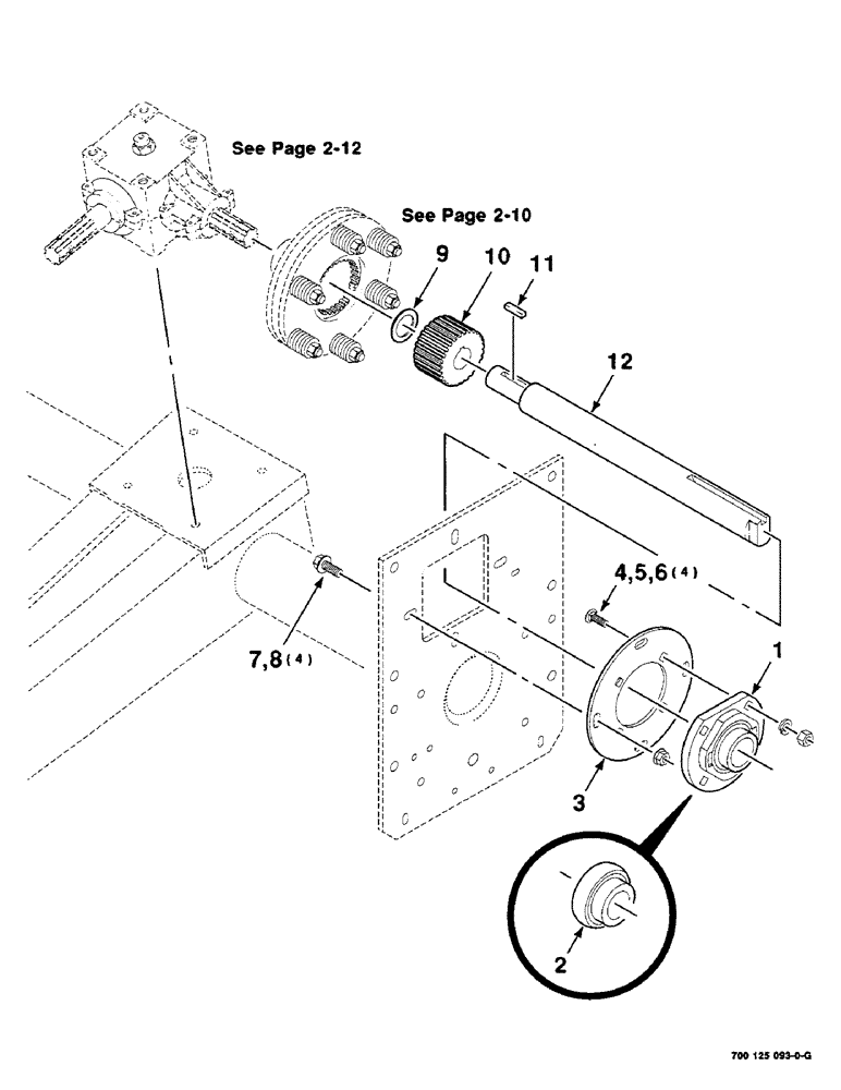 Схема запчастей Case IH 8465T - (2-08) - DRIVE SHAFT ASSEMBLY, CLUTCH Driveline