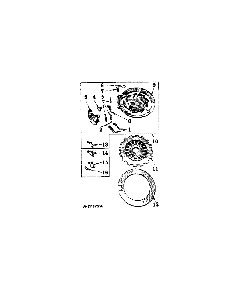 Схема запчастей Case IH 86 - (V-29[B]) - CORN PLANTING EQUIPMENT FOR COMBINATION HOPPER ONE PER ROW 1966 