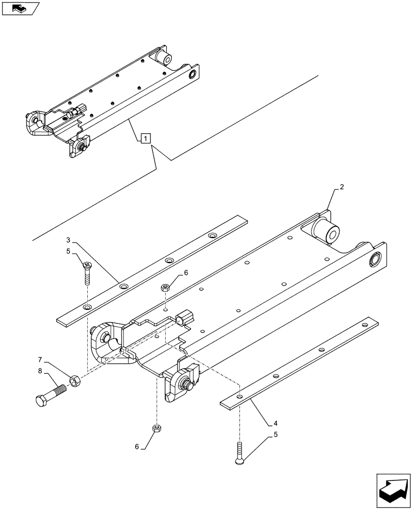 Схема запчастей Case IH FARMALL 115U - (37.106.AA[05]) - VAR - 331945 - AUTOMATIC PICK-UP HITCH, HANGER, COMPONENTS, ISO (37) - HITCHES, DRAWBARS & IMPLEMENT COUPLINGS