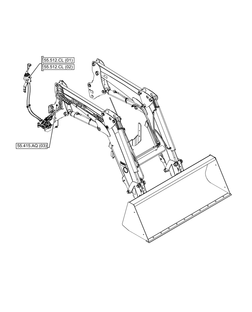 Схема запчастей Case IH FARMALL 120C - (00.000.55[06]) - PICTORIAL INDEX - ELECTRICAL SYSTEMS (00) - GENERAL & PICTORIAL INDEX