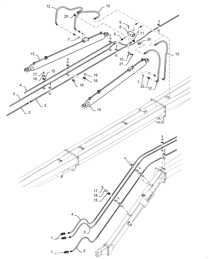 Схема запчастей Case IH WR302 - (35.944.AC[01]) - HYDRAULIC CYLINDER, FRONT (35) - HYDRAULIC SYSTEMS