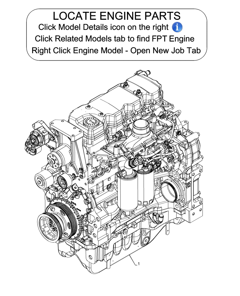 Схема запчастей Case IH MAXXUM 115 - (10.001.AD) - VAR - 392194, 758400 - ENGINE, ASSY (10) - ENGINE