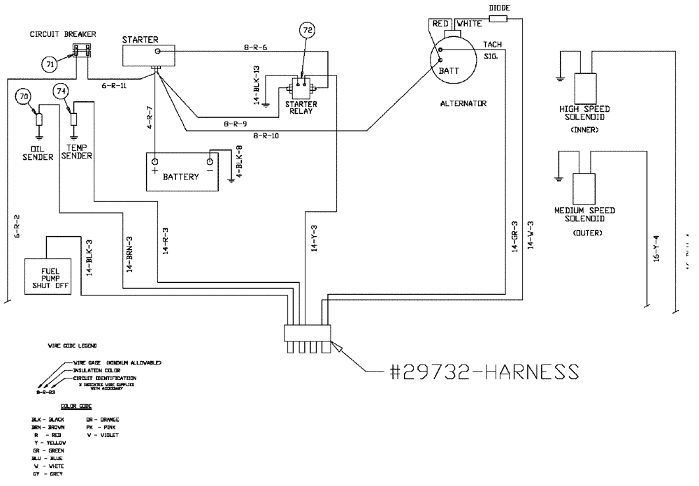 Схема запчастей Case IH PATRIOT NT - (12-003[02]) - CAB, ENGINE, AND VALVE WIRING SCHEMATICS (06) - ELECTRICAL