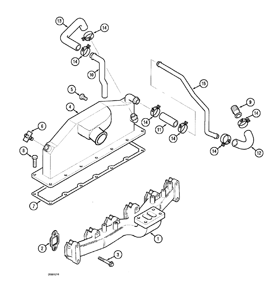 Схема запчастей Case IH SPX3185 - (038) - ENGINE, MANIFOLDS, SPX3185 (10) - ENGINE