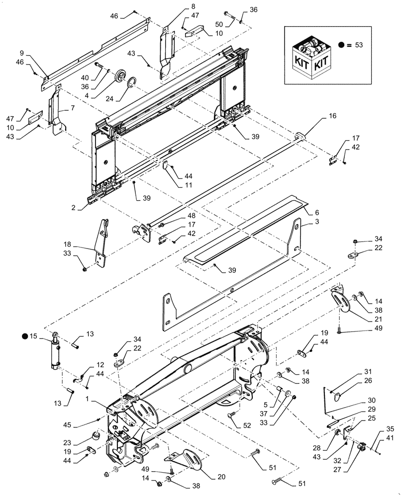 Схема запчастей Case IH 9230 - (60.110.AA[02]) - VAR - 722742, 425546, 722744, 425547 - ADAPTER, FEEDER (60) - PRODUCT FEEDING