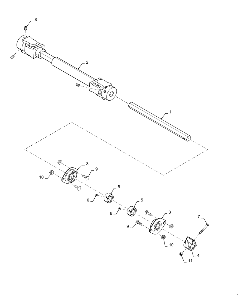 Схема запчастей Case IH 1265 - (75.100.AD[05]) - CROSSOVER DRIVE LEFT (75) - SOIL PREPARATION