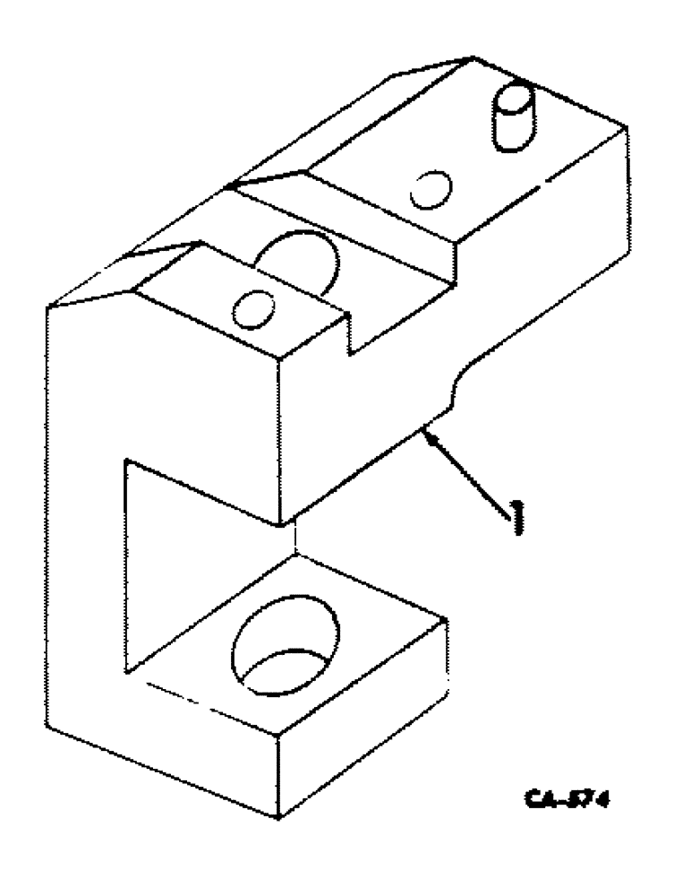 Схема запчастей Case IH 756 - (J-22) - STEERING MECHANISM, CYLINDER MOUNTING CLEVIS Steering Mechanism