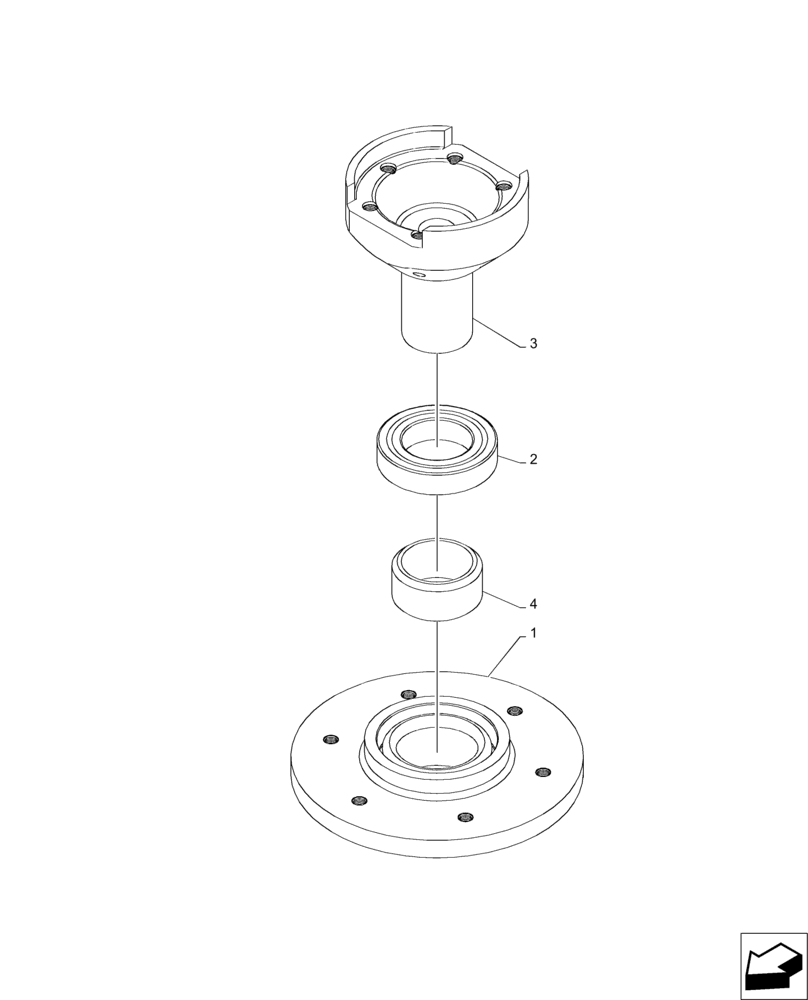 Схема запчастей Case IH MAGNUM 235 - (10.414.AC[02]) - SUPPORT ASSEMBLY, VISCOUS FAN DRIVE (10) - ENGINE