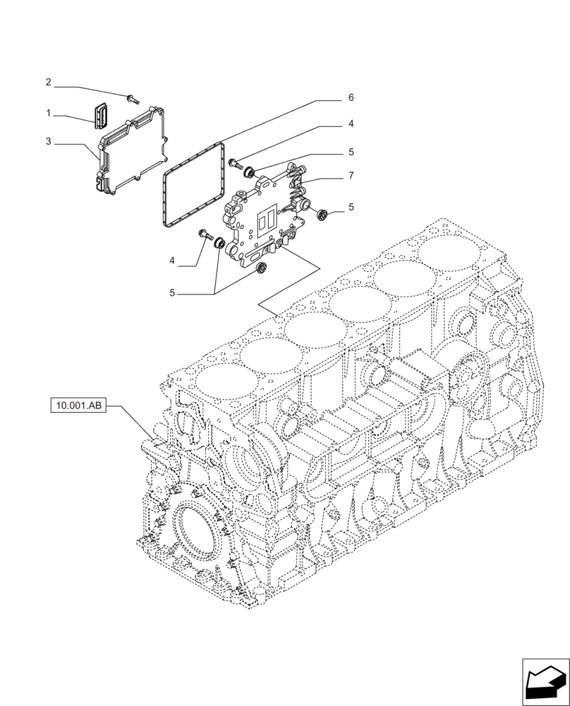 Схема запчастей Case IH MAGNUM 235 - (55.015.AA) - ELECTRONIC INJECTION (55) - ELECTRICAL SYSTEMS