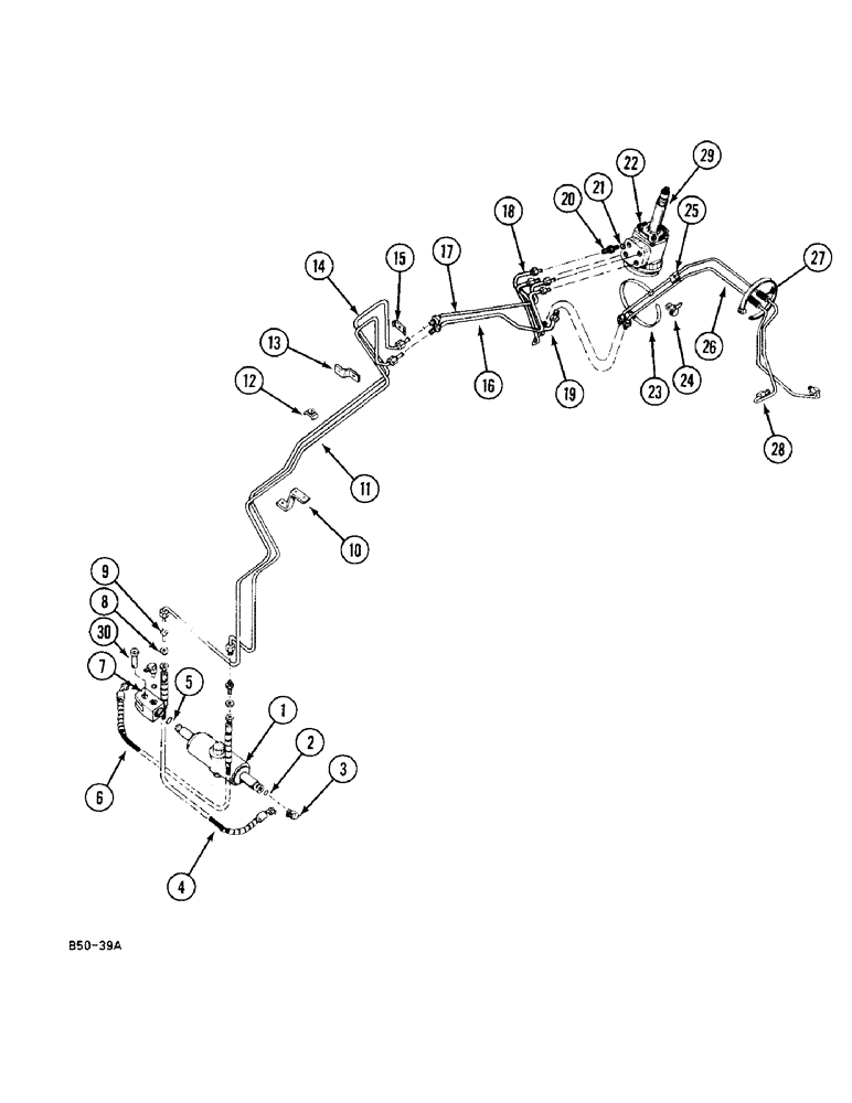 Схема запчастей Case IH 248 - (5-282) - POWER STEERING (05) - STEERING