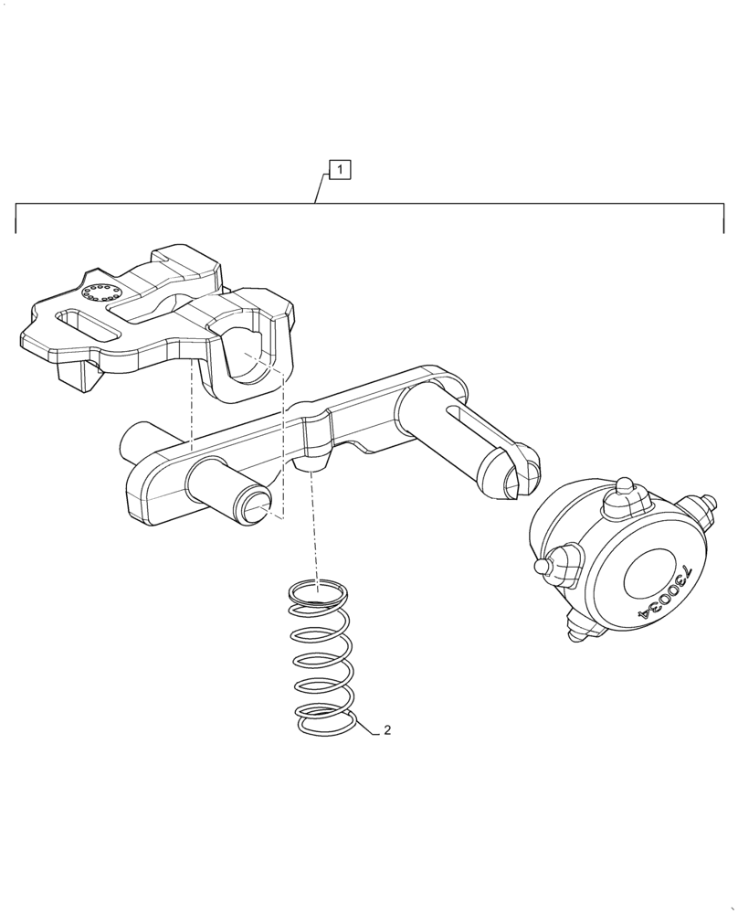 Схема запчастей Case IH PRECISION PLANT - (88.100.06[05]) - PRECISION PLANTING EJECTOR 