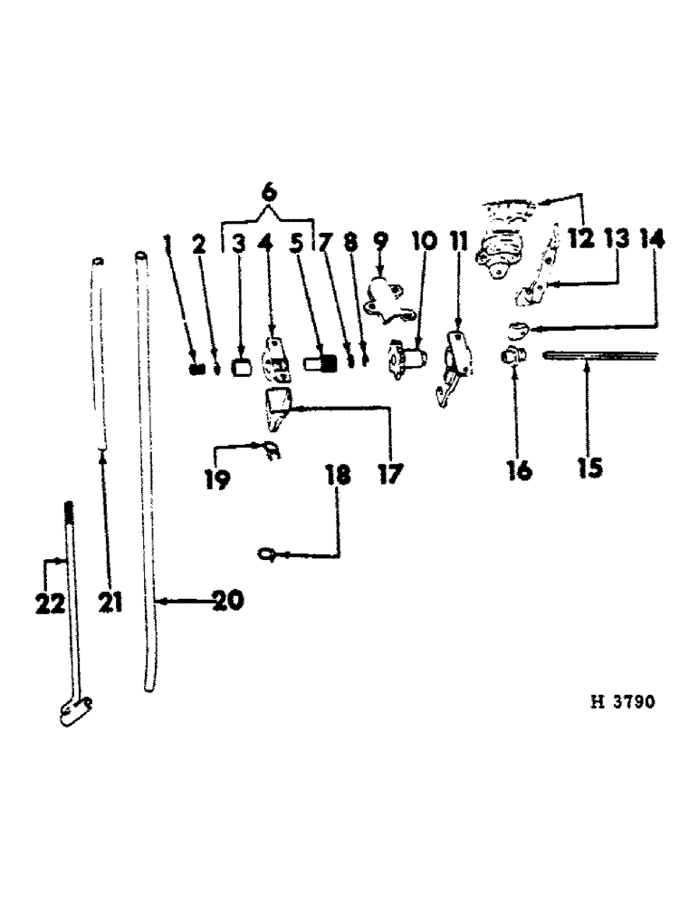 Схема запчастей Case IH 100 - (B-26) - GRASS SEED FEEDSHAFT 