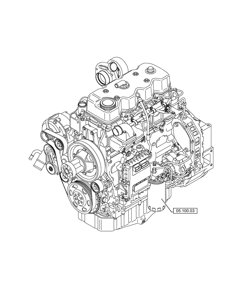 Схема запчастей Case IH F4HFE413V B001 - (00.000.05) - PICTORIAL INDEX - MACHINE COMPLATION AND EQUIPMENT (00) - GENERAL & PICTORIAL INDEX