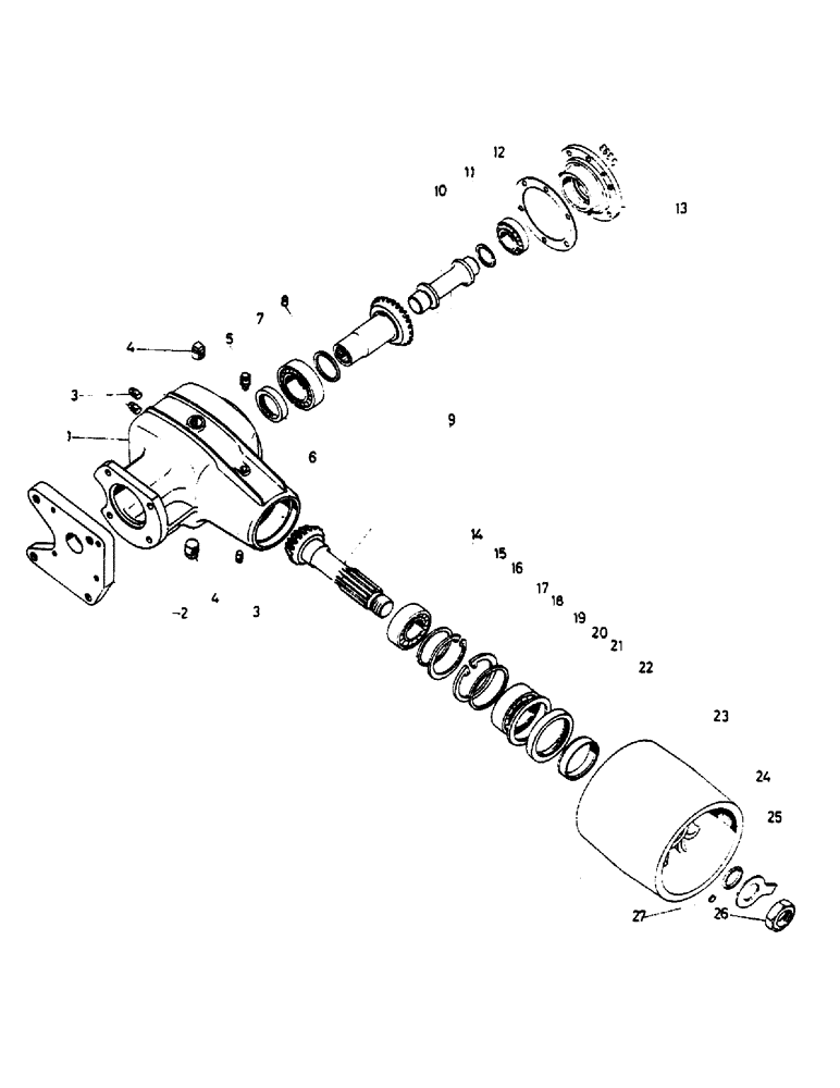 Схема запчастей Case IH 654 - (181) - BELT PULLEY (06) - POWER TRAIN