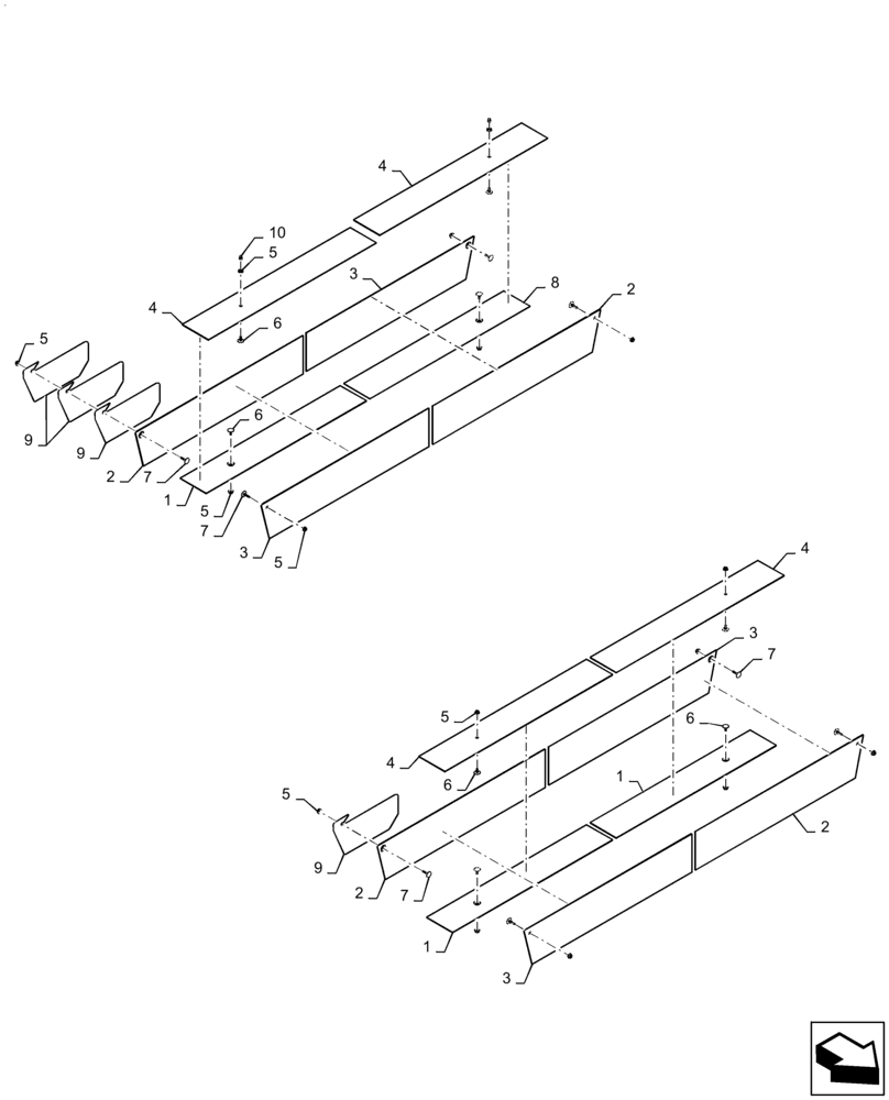 Схема запчастей Case IH PATRIOT 3340 - (25.100.BB[03]) - AXLE LINERS (25) - FRONT AXLE SYSTEM