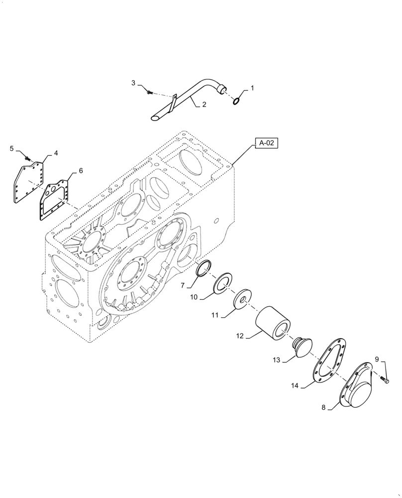 Схема запчастей Case IH 2706 - (F-34) - HYDRAULICS, HYDRAULIC FILTER, PUMP OPENING COVERS AND RELATED PARTS (07) - HYDRAULIC SYSTEM