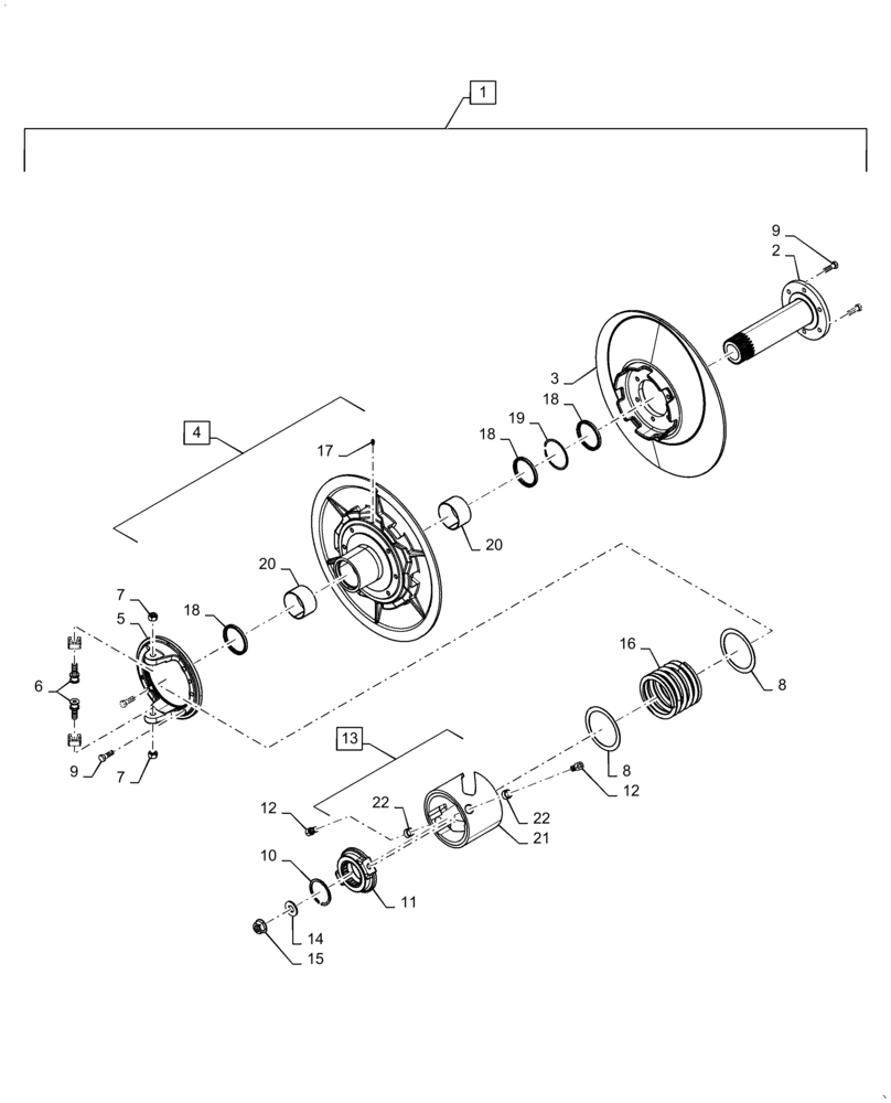 Схема запчастей Case IH 6140 - (66.260.AV[01]) - PULLEY, TORQUE LIMITER (66) - THRESHING