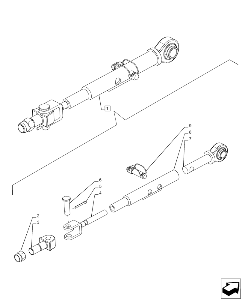 Схема запчастей Case IH PUMA 200 CVT - (37.120.AF[03]) - VAR - 391171 - STABILIZER, COMPONENTS (37) - HITCHES, DRAWBARS & IMPLEMENT COUPLINGS