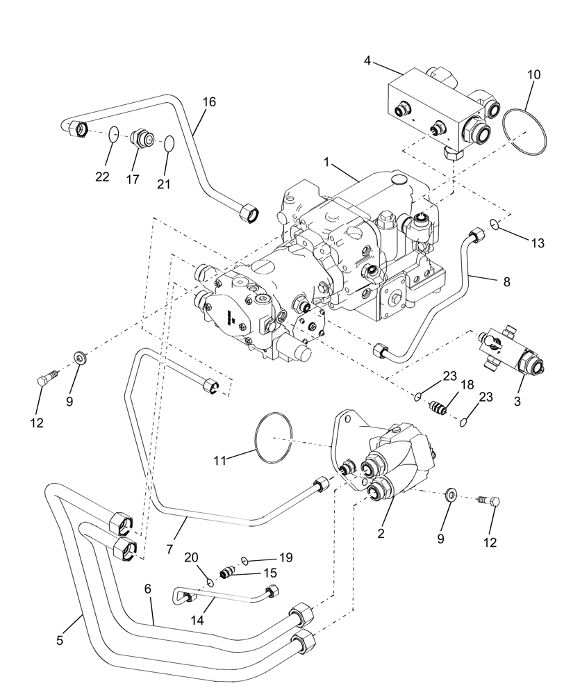 Схема запчастей Case IH AFX8010 - (K.25.B) - CVT FEEDER / HEADER DRIVE K - Crop Processing