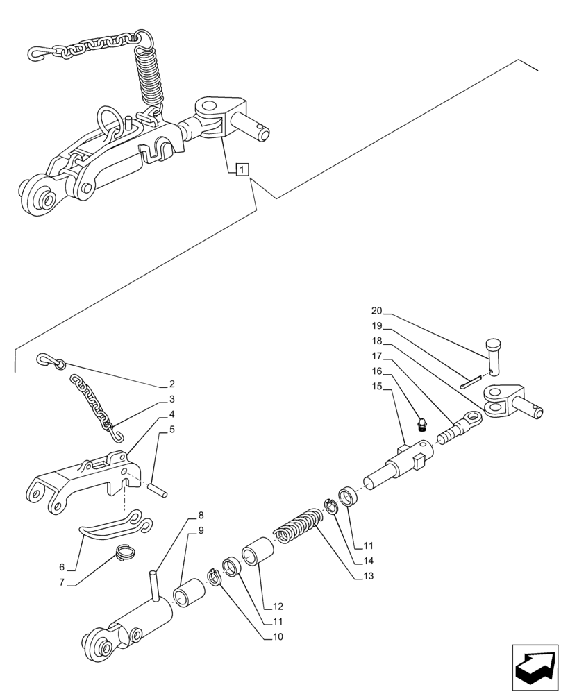 Схема запчастей Case IH PUMA 150 CVT - (37.120.AF[13]) - VAR - 758085 - STABILIZER, COMPONENTS (37) - HITCHES, DRAWBARS & IMPLEMENT COUPLINGS