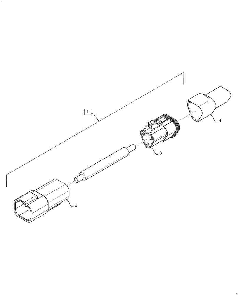 Схема запчастей Case IH 2240 - (55.635.AO[03]) - TERMINATOR ADAPTER HARNESS (55) - ELECTRICAL SYSTEMS