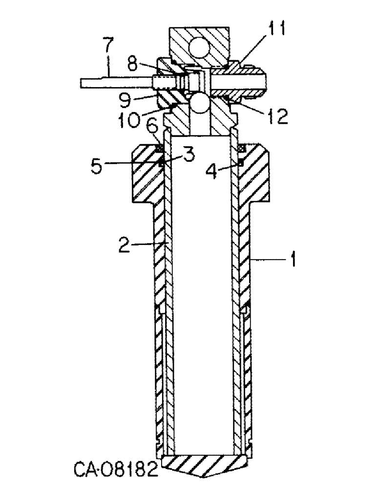 Схема запчастей Case IH 1586 - (10-36) - HYDRAULIC, HYDRAULIC CYLINDER, HYDRAULIC SEAT ATTACHMENT (07) - HYDRAULICS