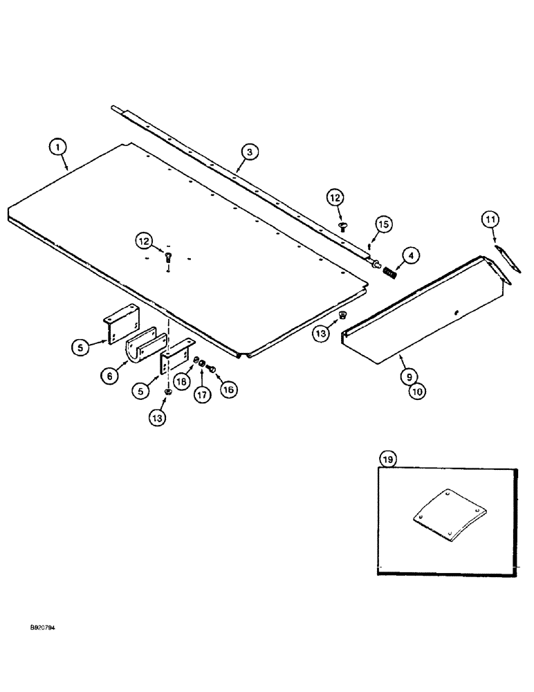 Схема запчастей Case IH 1660 - (5-41A) - STEERING AXLE SHIELD, STATIONARY, EXTENDED LENGTH CLEANING (04) - STEERING