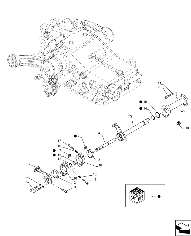 Схема запчастей Case IH FARMALL 120C - (37.110.AK[01]) - VAR - 390831 - REAR, HYDRAULIC LIFT, CONTROL LEVER (37) - HITCHES, DRAWBARS & IMPLEMENT COUPLINGS