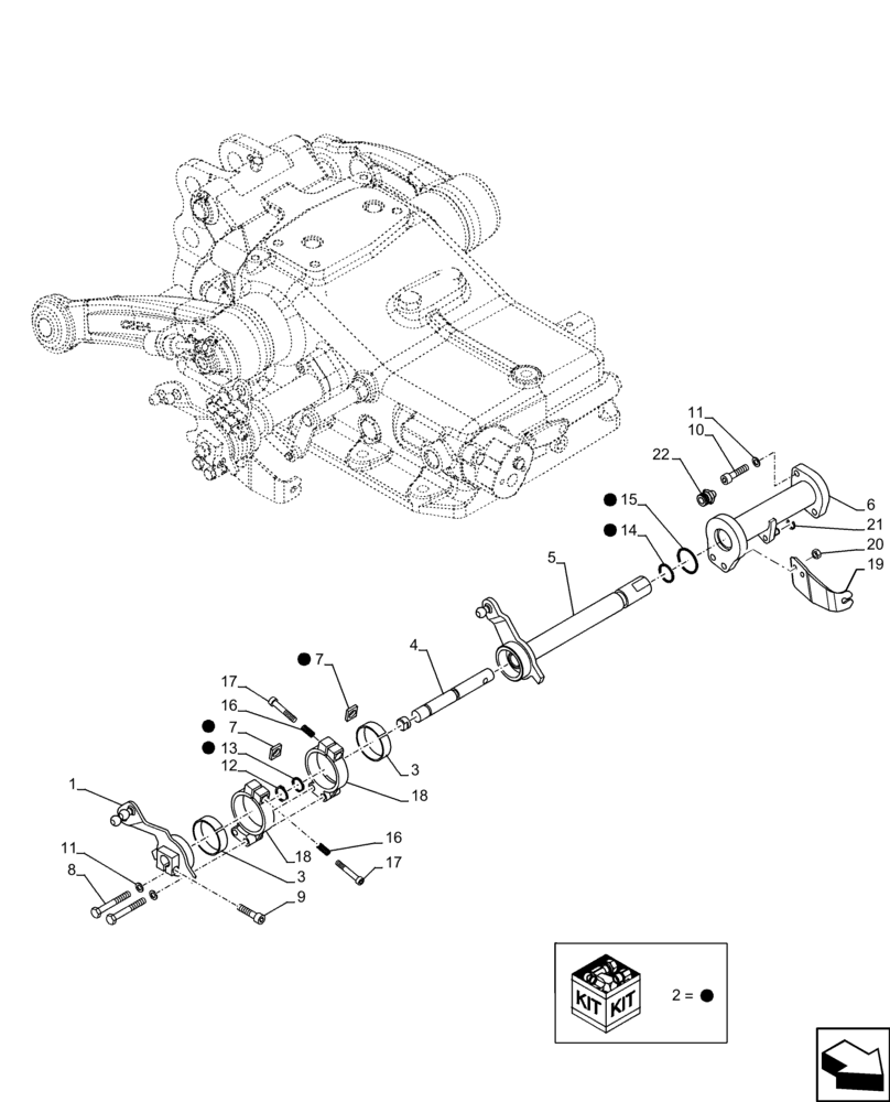 Схема запчастей Case IH FARMALL 120C - (37.110.AK[03]) - VAR - 743595 - REAR, HYDRAULIC LIFT, CONTROL LEVER (37) - HITCHES, DRAWBARS & IMPLEMENT COUPLINGS