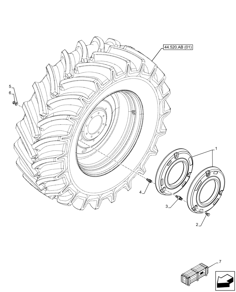 Схема запчастей Case IH FARMALL 100C - (39.140.AL) - VAR - 330470 - BALL SOCKET, REAR (200 KG) (39) - FRAMES AND BALLASTING