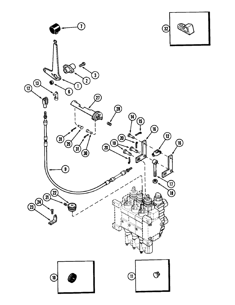 Схема запчастей Case IH 1896 - (8-288) - REMOTE HYDRAULICS, REMOTE ATTACHMENT, NUMBER THREE CIRCUIT WITH LOAD CHECK (08) - HYDRAULICS