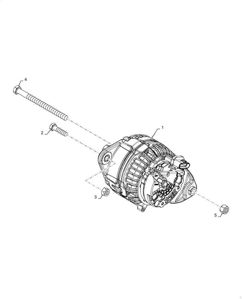 Схема запчастей Case IH 4955 - (55.301.AA[01]) - ALTERNATOR (55) - ELECTRICAL SYSTEMS