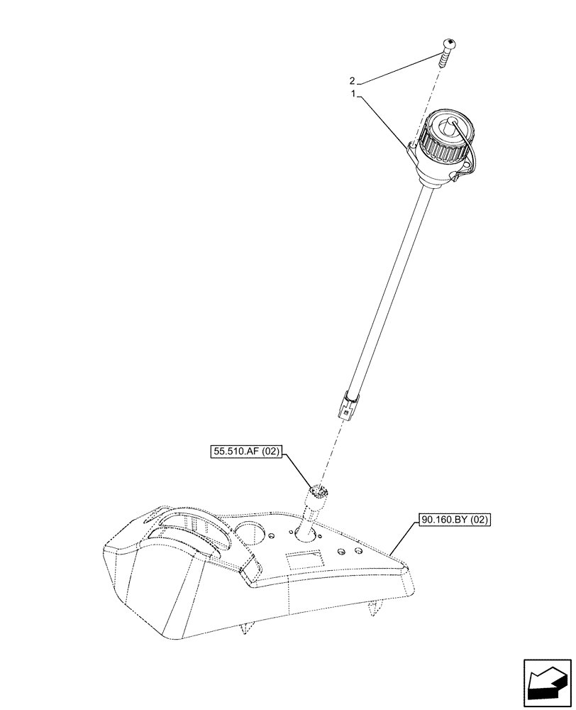 Схема запчастей Case IH MAXXUM 115 - (55.510.BM[10]) - VAR - 390762, 390763, 390866, 743902, 758546 - CAB, POWER SOCKET, 12V, RADAR, ISO (55) - ELECTRICAL SYSTEMS